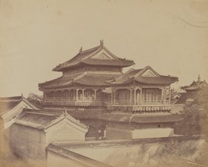 Templo de Confucio, Pekín, Octubre 1860 de Felice Beato