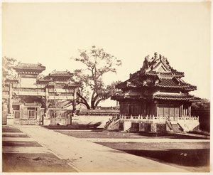 [El Gran Palacio Imperial, Pekín] de Felice Beato