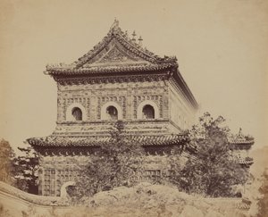 El Gran Palacio Imperial de Porcelana Yuen Min Yuen, Pekín, 18 de octubre de 1860 de Felice Beato