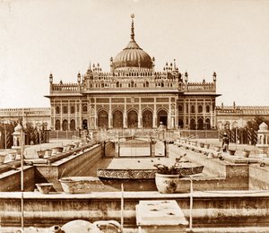 El Husainabad Emambara y la tumba de Mahomed Ali Khan, Lucknow de Felice Beato