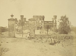El Khurshid Munzil o Casa del 32º Regimiento de Felice Beato