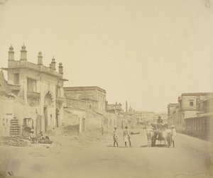 [El camino por el que el General Henry Havelock entró en la Residencia, Lucknow] de Felice Beato