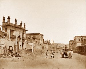El camino por el cual el General Sir Henry Havelock entró en la Residencia, Lucknow de Felice Beato