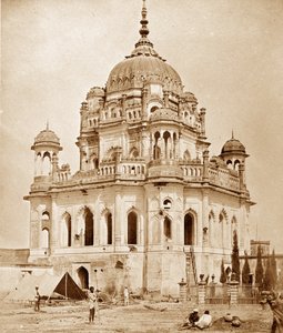 La Torre de la esposa de Sadaat Ally en el Palacio Kaiser Bagh, Lucknow de Felice Beato