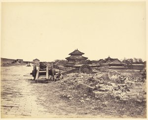 Cima de la Muralla de Pekín de Felice Beato