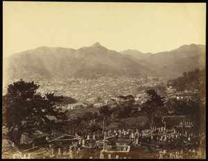Vista de Nagasaki desde la Colina de la Batería de Felice Beato