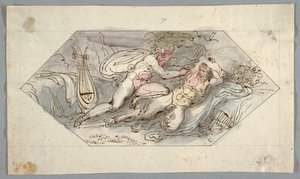Apolo desuella a Marsias de Felice Giani