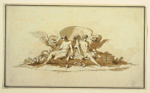 Dibujo de Felice Giani