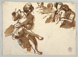 Cinco figuras del Parnaso de Rafael Sanzio