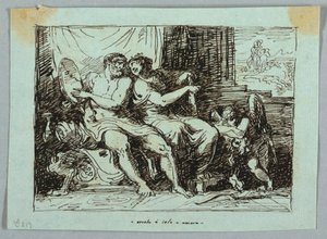 Hércules e Iole de Felice Giani