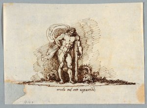 Hércules en el Jardín de las Hespérides de Felice Giani