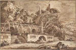 Capricho paisajístico con la Villa d