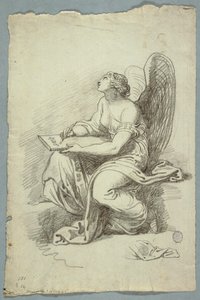 Mnemósine, madre de las musas de Felice Giani
