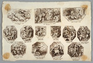 Rómulo y Remo, Trece Pinturas para la Sala delle Origini di Roma, Faenza
