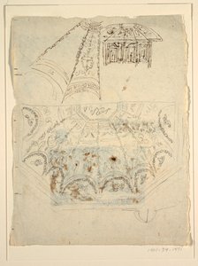 Estudio para la Sala de Apolo, Palazzo Milzetti, Faenza de Felice Giani