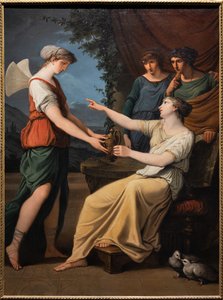 "Venus ordena a Psique que busque las aguas de la Estigia"
