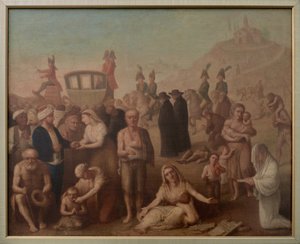 Vittorio Emanuele I entra en Génova