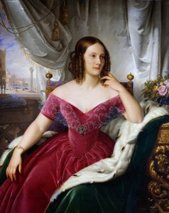 Retrato de Marie Friederike Charlotte von Wurttemberg (Stoccarda)