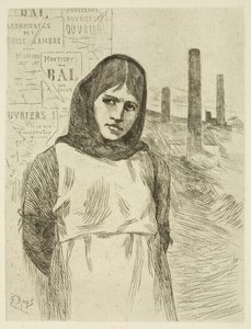 La huelga (La carbonera) de Félicien Rops
