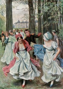 En el parque de Malmaison durante el Consulado de Felicien baron de Myrbach Rheinfeld