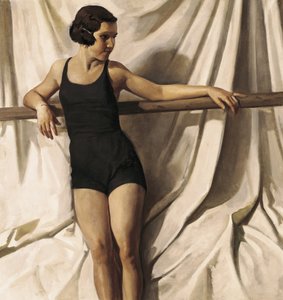 Joven bañista (óleo sobre lienzo)