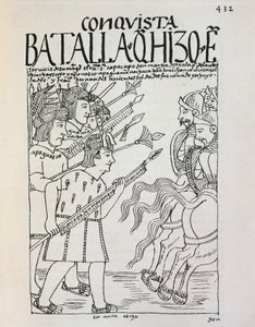 Batalla de Cuzco: asedio de la ciudad por el Inca Manco Capac, c.1536 de Felipe Huaman Poma de Ayala