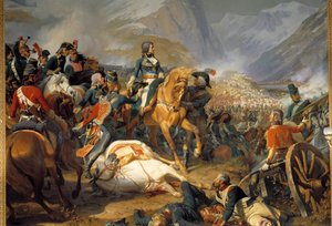 La Batalla de Rivoli el 14 de enero de Felix (after) Philippoteaux