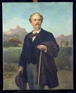 Retrato de Frédéric Mistral (1830-1914) 1885 de Felix Auguste Clement