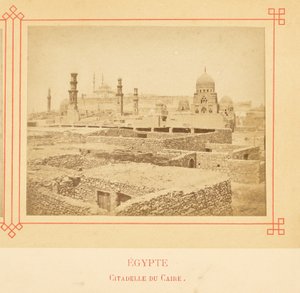 Ciudadela de El Cairo de Félix Bonfils