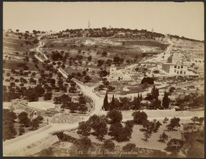 Monte de los Olivos, Jerusalén de Félix Bonfils