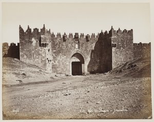 Puerta de las Perlas de Jerusalén n.º 287 de Félix Bonfils