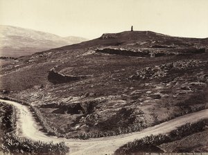 El Monte Pnyx o la Montaña de los Treinta Tiranos, Atenas de Félix Bonfils