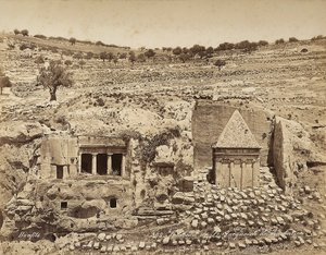 Tumba de San Jerónimo en Palestina de Félix Bonfils