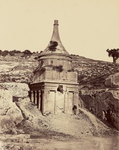 Tumba de Absalón - Jerusalén de Félix Bonfils