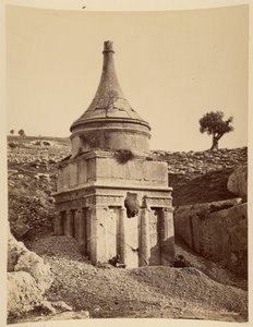 Tumba de Absalón, Palestina de Félix Bonfils