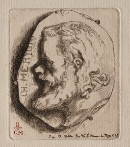 Charles Meryon, 1854 de Felix Bracquemond