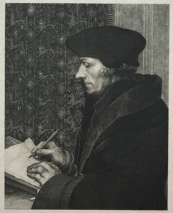 Erasmo, después de Holbein, 1863 de Felix Bracquemond