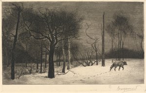 Invierno de Felix Bracquemond