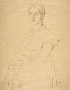 Madame Granger, después de Ingres de Felix Bracquemond
