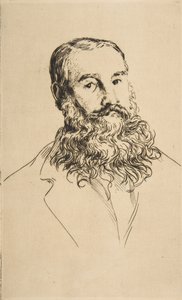 Retrato de Charles Leland de Felix Bracquemond