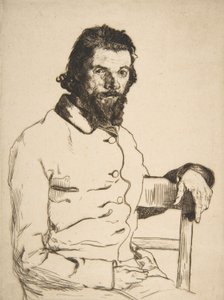 Retrato de Charles Meryon de Felix Bracquemond