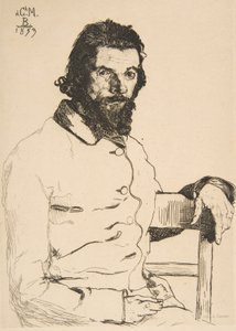 Retrato de Charles Meryon de Felix Bracquemond