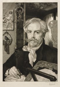 Retrato de Edmond de Goncourt