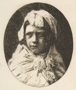 Retrato de Henri Houssaye, como niño de Felix Bracquemond