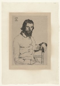 Retrato del artista Charles Méryon de Felix Bracquemond