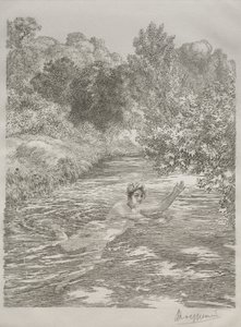El bañista, c. 1860-70