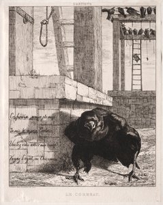 El Cuervo, 1854 de Felix Bracquemond