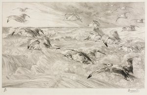Las gaviotas, c. 1880