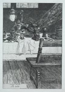 La mesa (después de H. Leys)