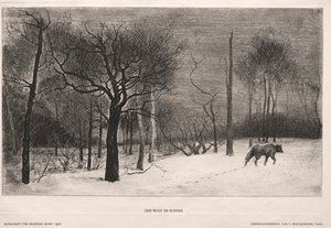 Invierno de Felix Bracquemond